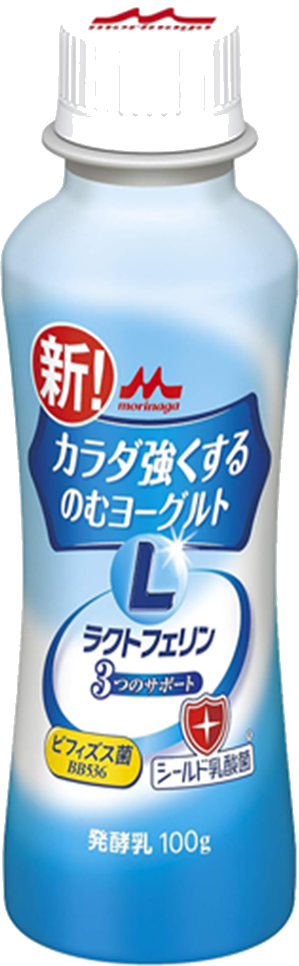 カラダ強くするのむヨーグルトの商品パッケージ