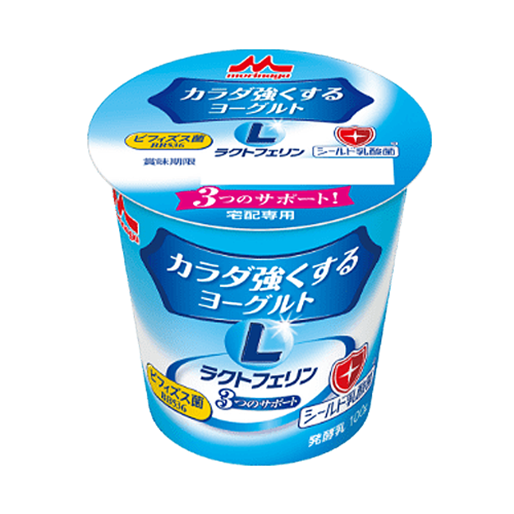 カラダ強くするヨーグルトの商品パッケージ